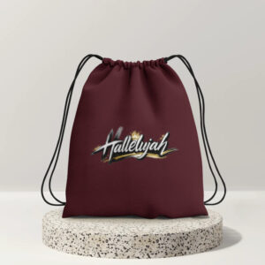 Hallelujah Heavy-Duty Cotton Drill Drawstring Bag